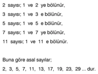 Asal Sayılar Konu Anlatımı